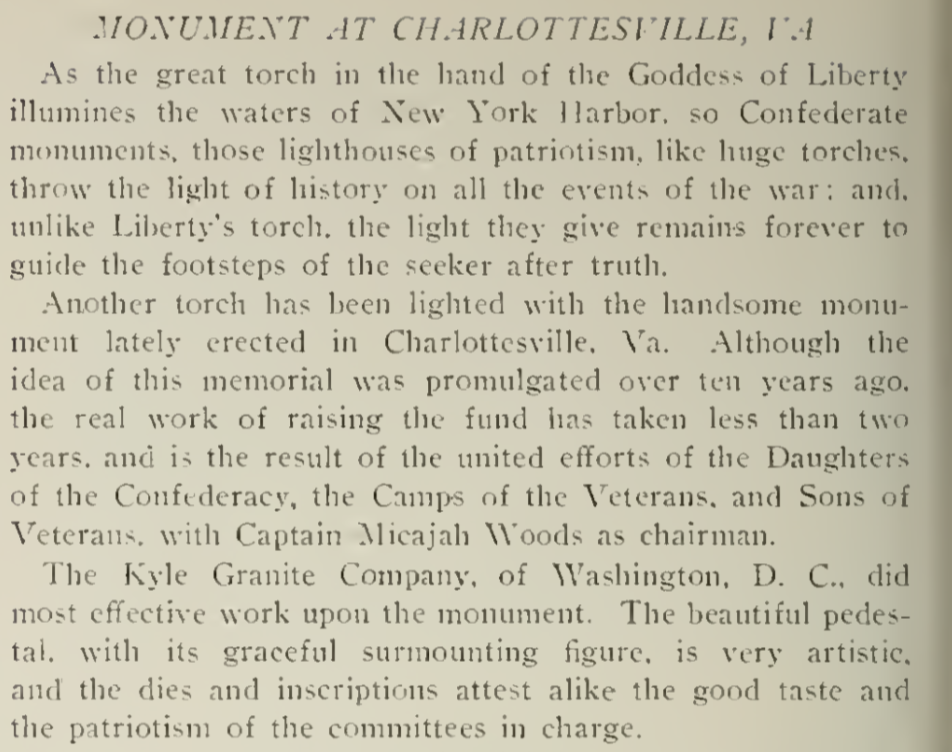 Confederate Veteran Magazine Aug 1909