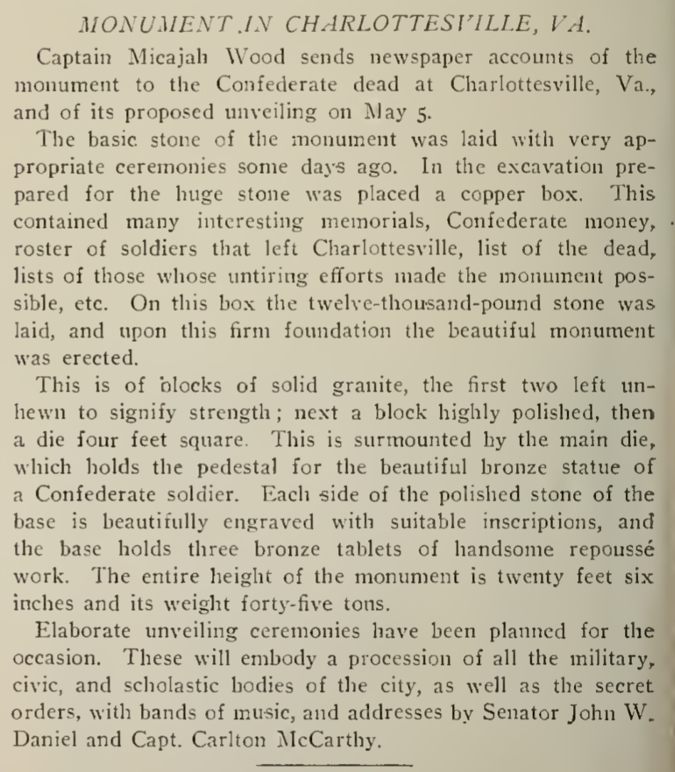 Confederate Veteran Magazine May 1909