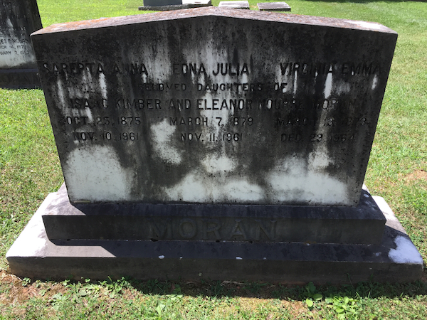 Moran gravestone